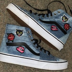 High Top Denim Vans